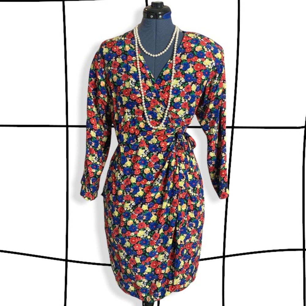 80s vintage gloria dress